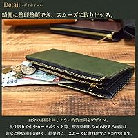 新品 栃木レザー L字ファスナー 長財布 オリーブ 大容量 日本製 牛革 緑 Amazon.co.jp: 財布 メンズ 長財布 栃木レザー 本革 日本製 L字